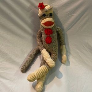 Vintage 19” Sock Monkey! Rare!